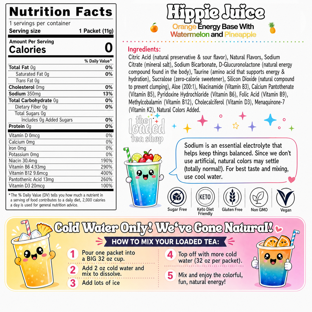 Hippie Juice (Caffeine-Free) - An Easy Pick for Cool Drink Moments