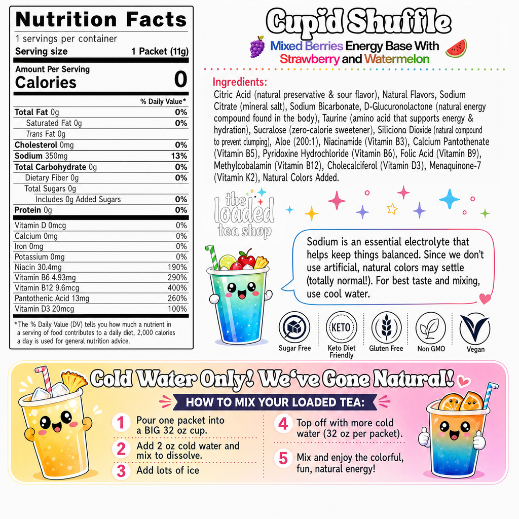 Cupid Shuffle (Caffeine-Free) - A Lively Pick for Home Drink Making