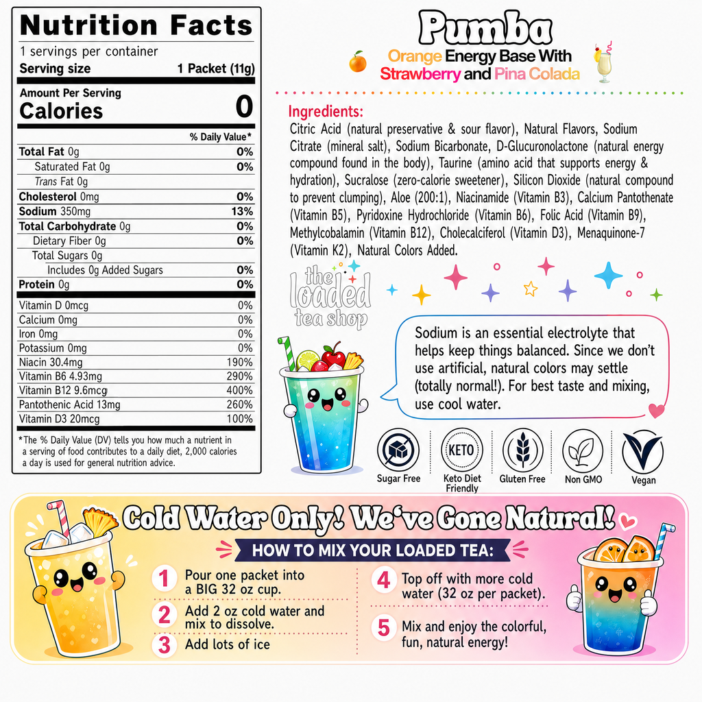 Pumba (Caffeine-Free) - Created for Easygoing Tea Time