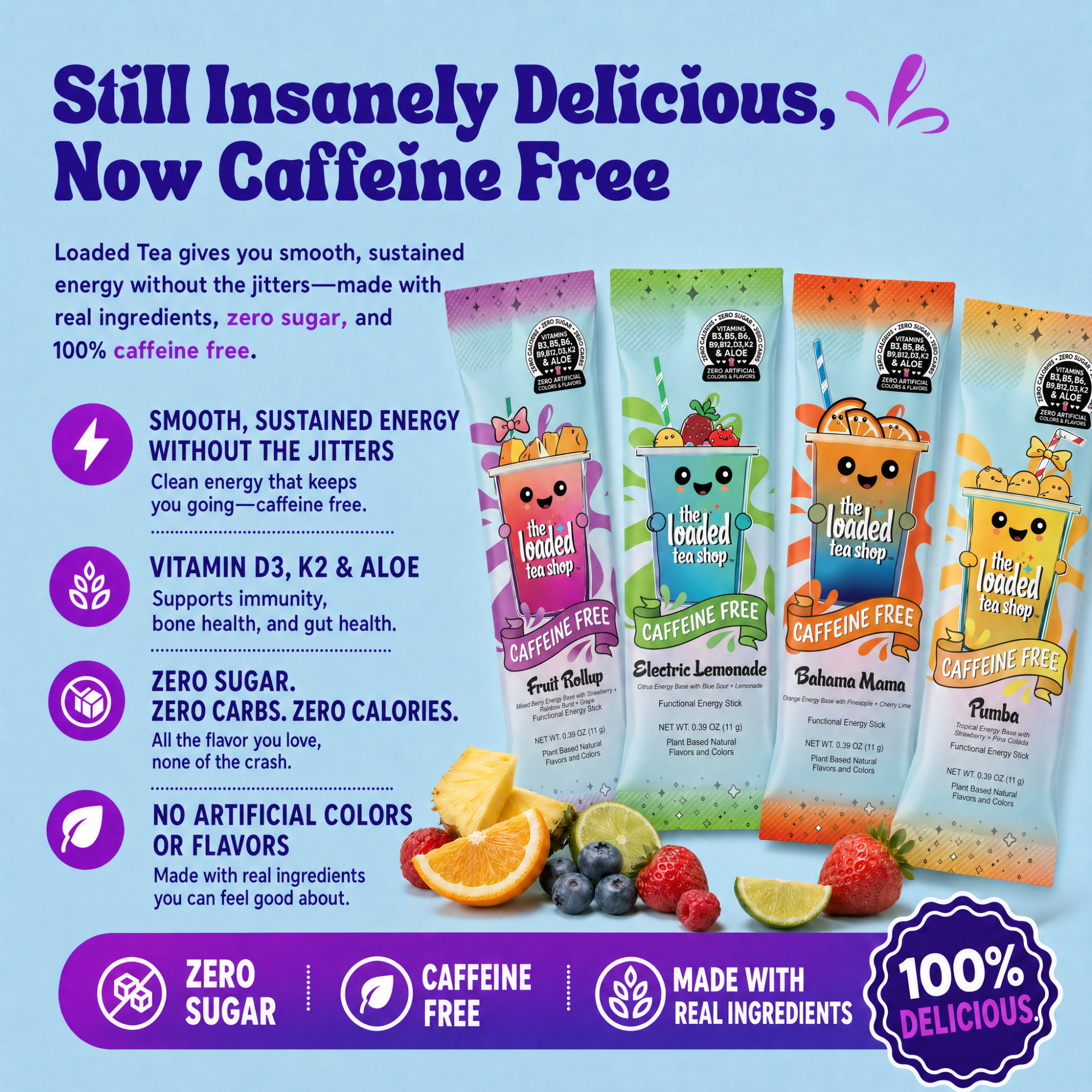 20 Flavor Bundle (Caffeine-Free) - A Fun Option for Everyday Mixing