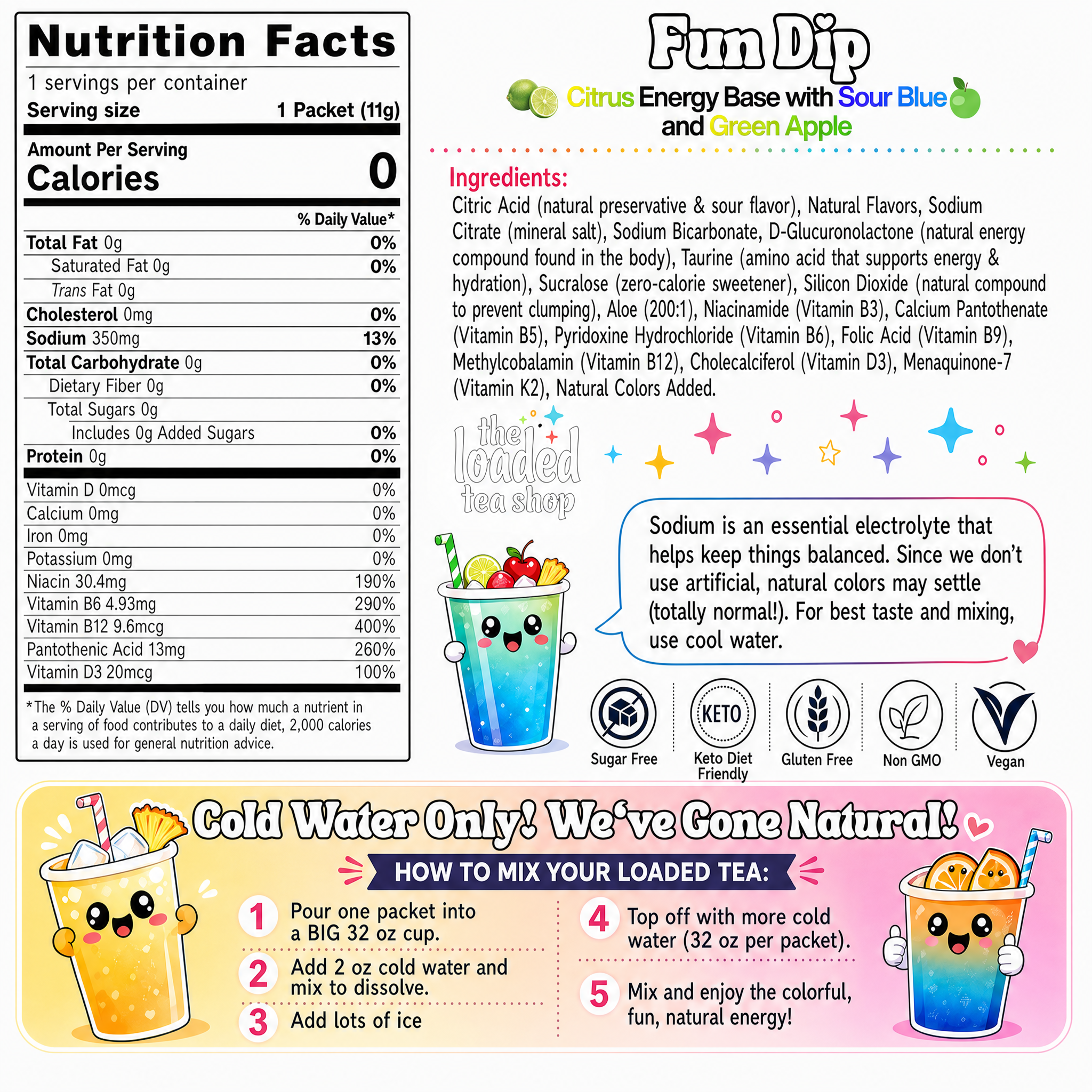 Fun Dip (Caffeine-Free) - A Cozy Pick for Icy Drink Moments