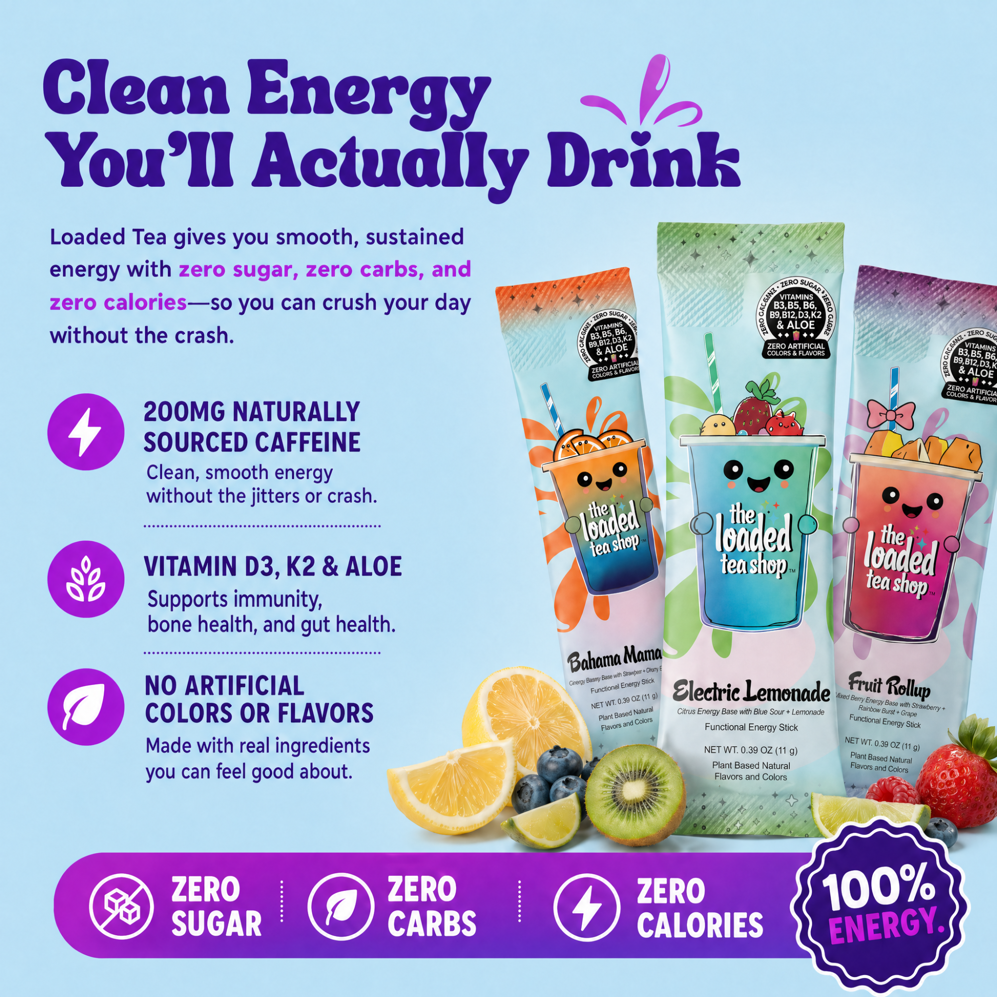 Watermelon Rock Candy - Blended for Chilled Tea Moments