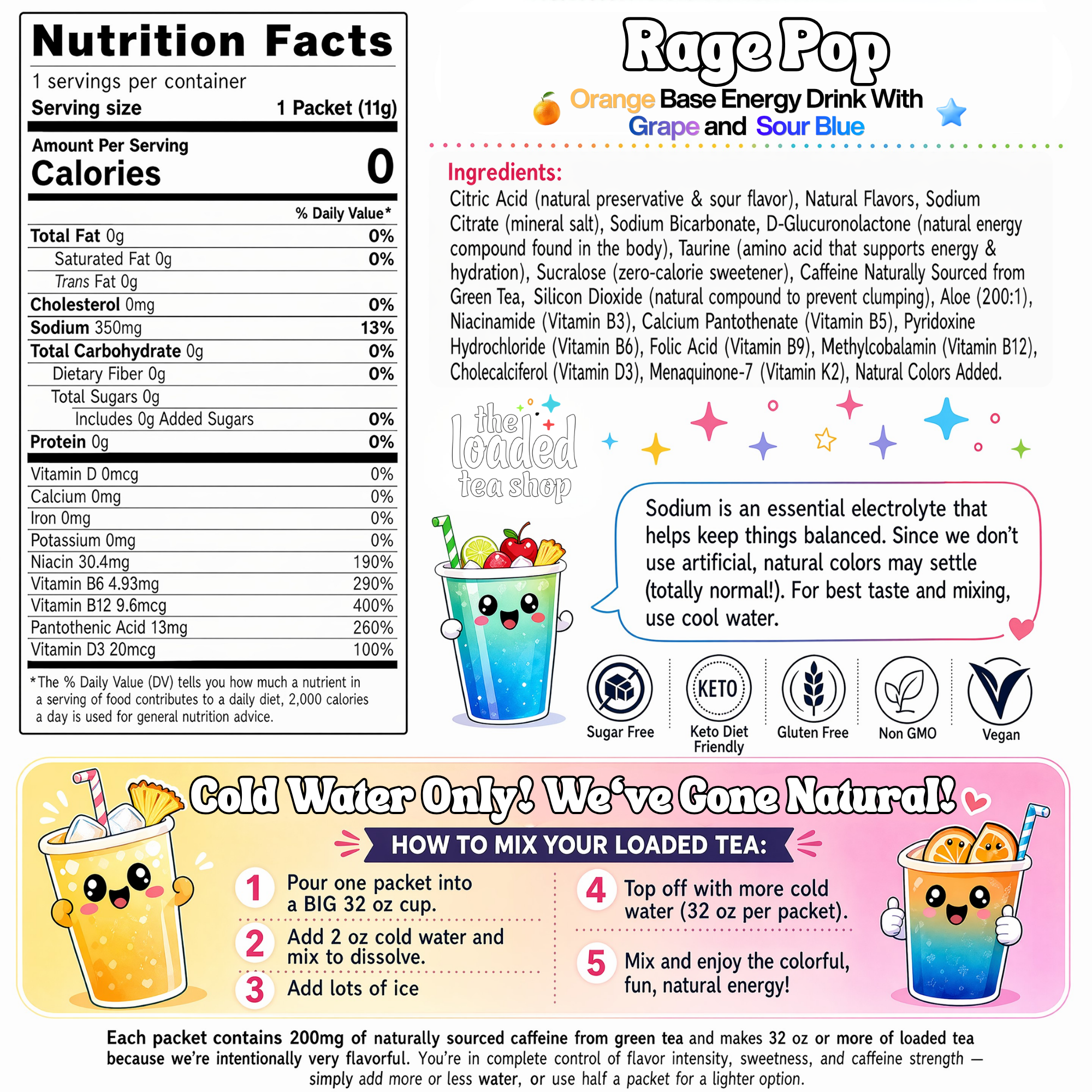 50 Case Rage Pop - A Flavorful Pick for Tea Time Variety