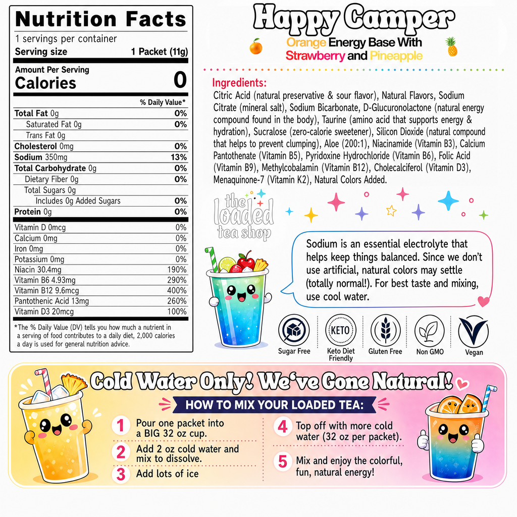 Happy Camper (Caffeine-Free) - A Casual Pick for Tea Break Variety