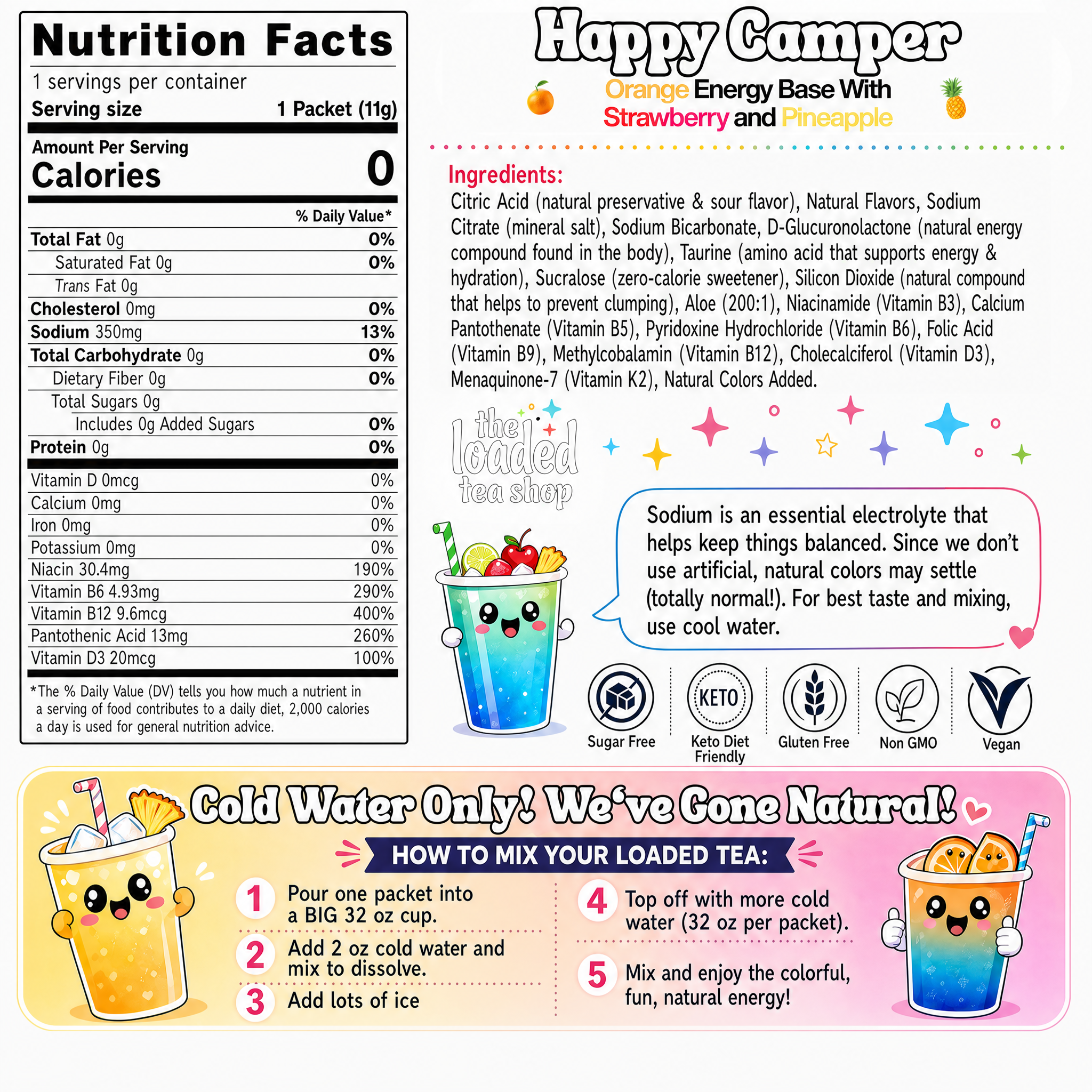 Happy Camper (Caffeine-Free) - A Casual Pick for Tea Break Variety