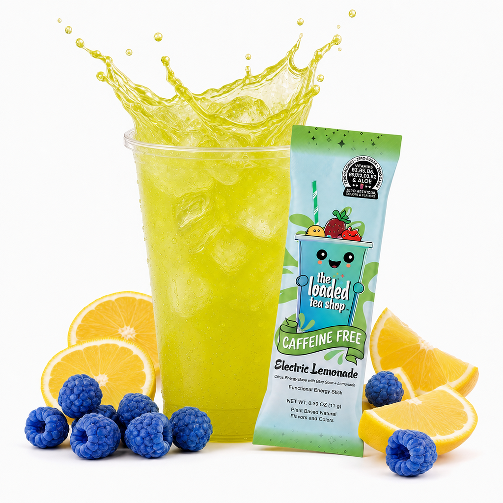 Electric Lemonade (Caffeine-Free) - A Colorful Pick for Mixing with Ice