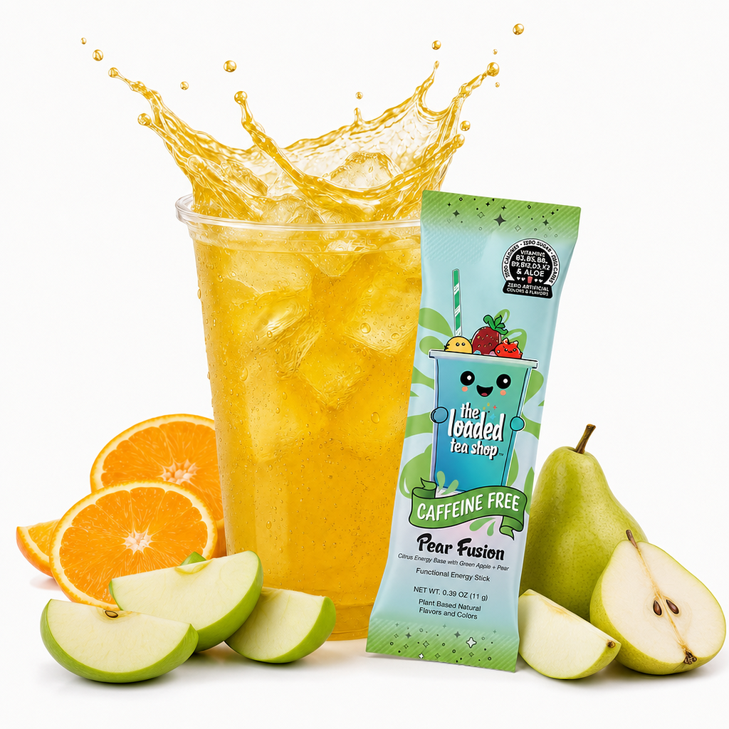Pear Fusion (Caffeine-Free) - A Vibrant Pick for Cold Tea Creations