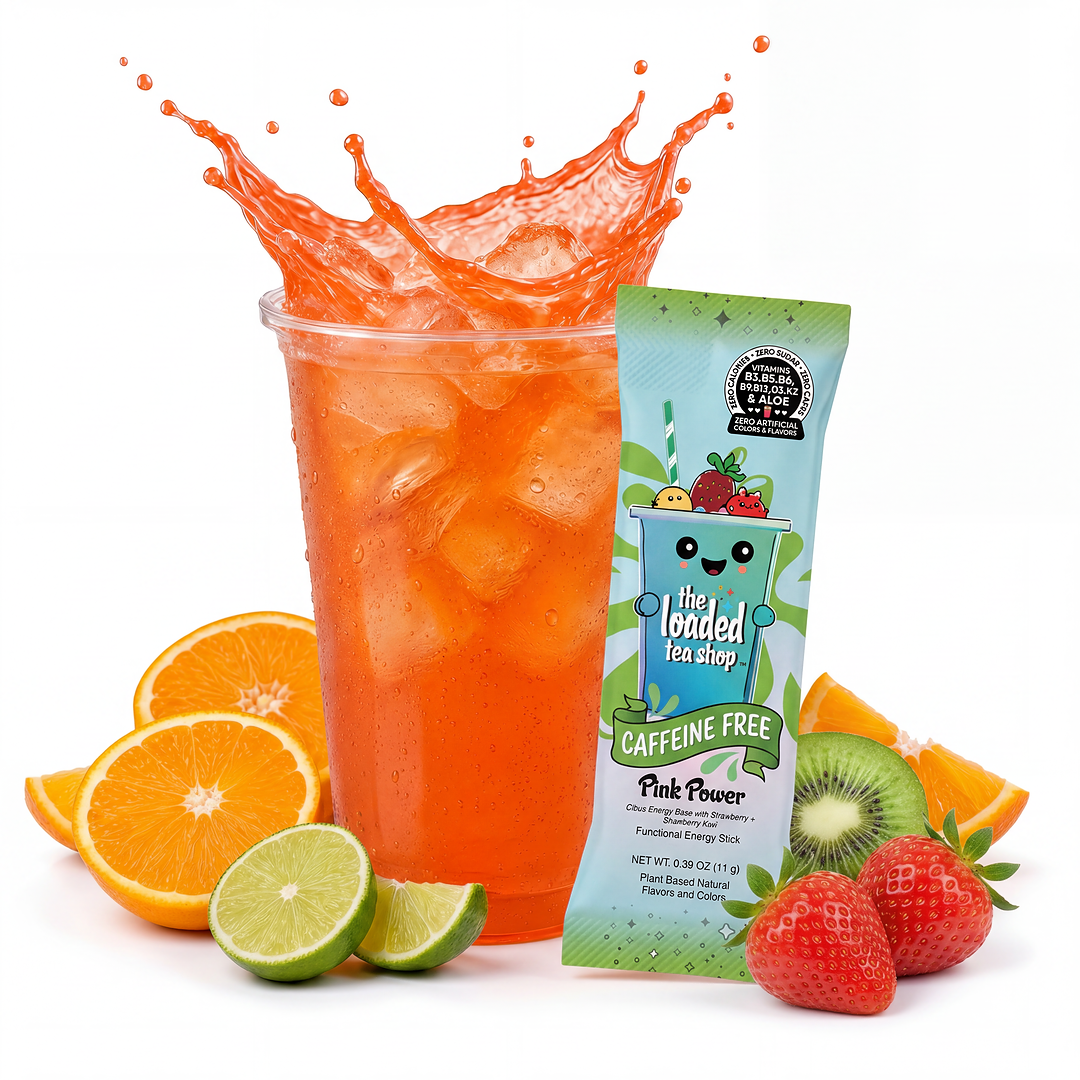 Pink Power (Caffeine-Free) - A Flavorful Pick for Mixing with Ice