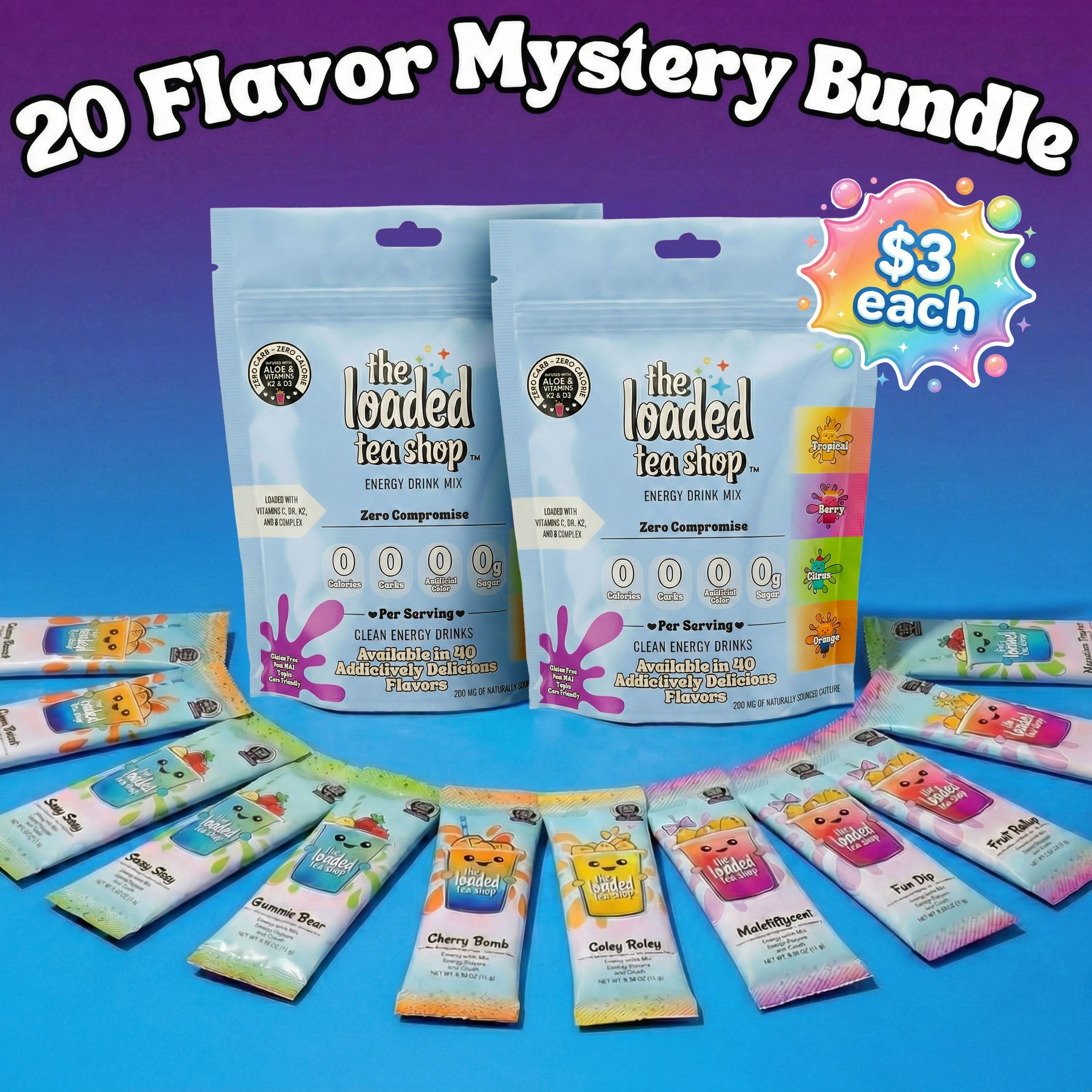 20 Flavor Mystery Bundle - Designed for New Drink Ideas