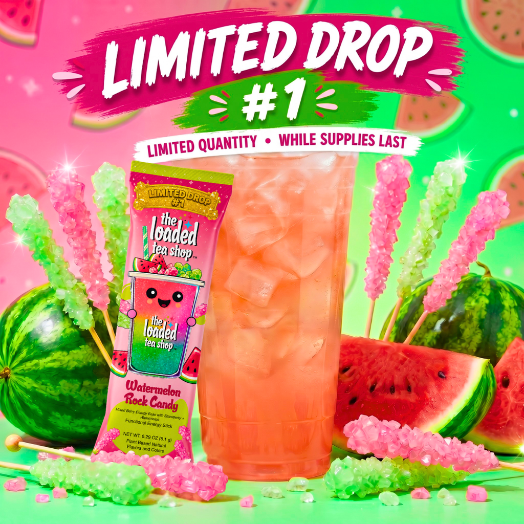 Watermelon Rock Candy - Blended for Chilled Tea Moments