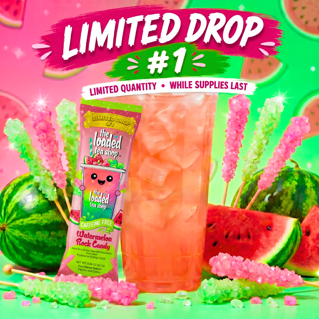 Watermelon Rock Candy (Caffeine- Free) - A Simple Pick for Cold Tea Creations